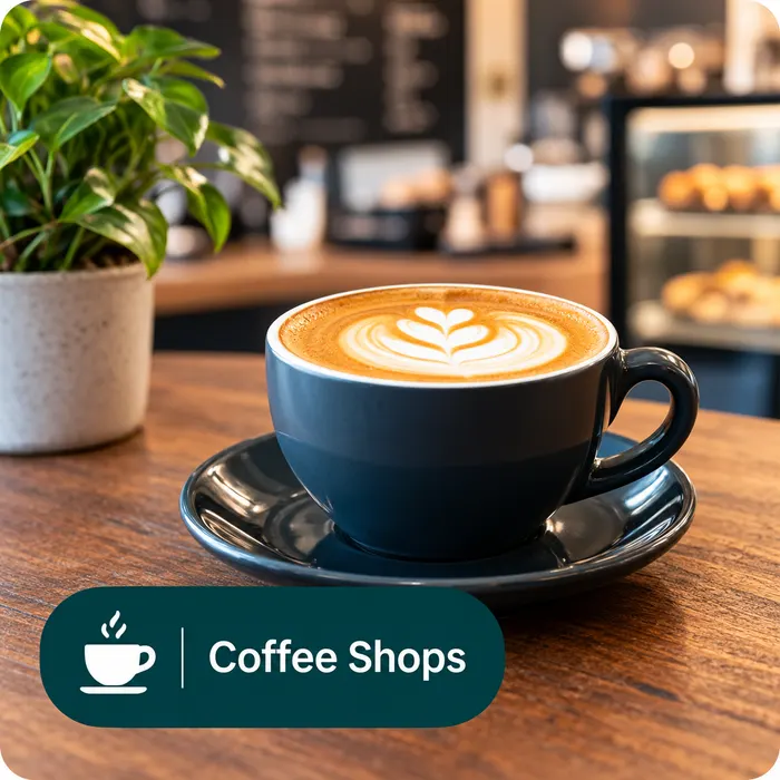 Coffee shops & cafés