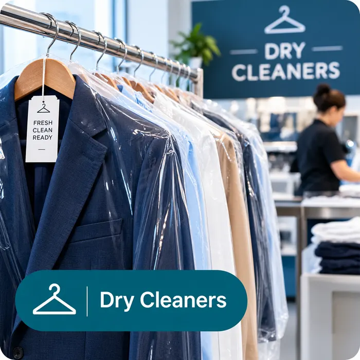 Dry cleaners & laundromats