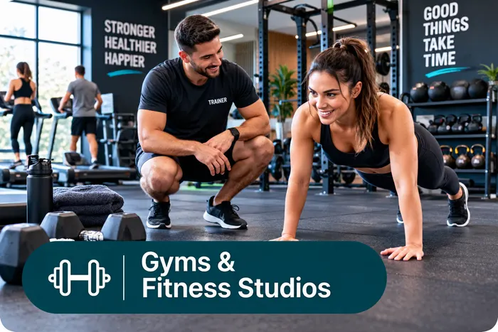 Gyms & fitness studios