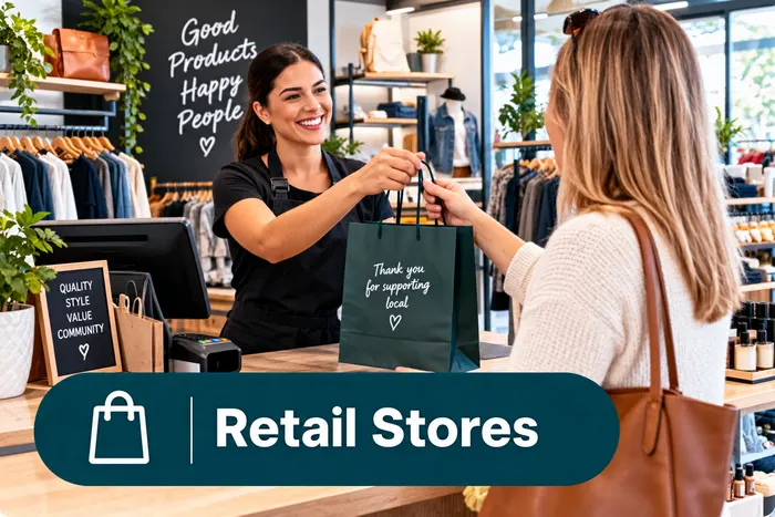 Retail & boutique shops